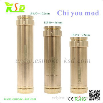 E cigarette KSD mechanical mod Chi you mod with huge vapor cigarette